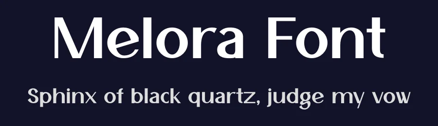 Melora Font by Funtype — Serif Font — thumbnail 2