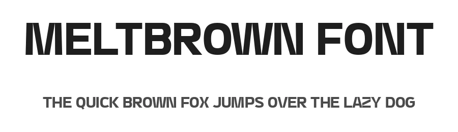 Meltbrown Font by Drizy — Sans Serif Font