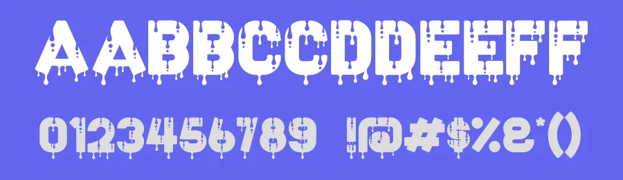 Melted Chocolate Font by imamfathoni0 — Display Font — thumbnail 3