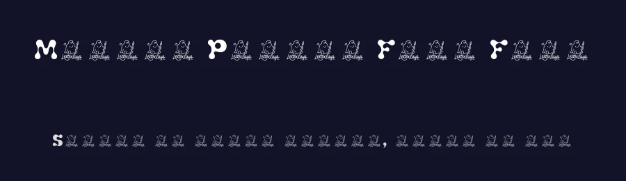 Melted Plasma Free Font by Letterlays — Decorative Font — thumbnail 2