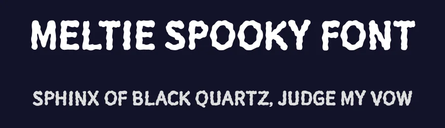 Meltie Spooky Font by Typebae — Display Font — thumbnail 2
