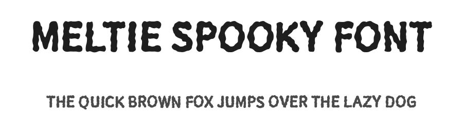 Meltie Spooky Font by Typebae — Display Font