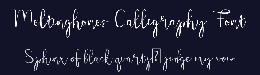 Meltinghones Calligraphy Font by prioritype — Script Handwritten Font — thumbnail 2