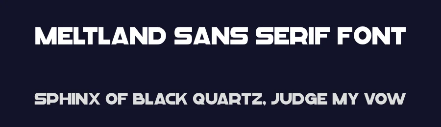 Meltland Sans Serif Font by Gartype Studio — Decorative Font — thumbnail 2
