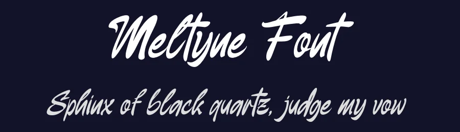Meltyne Font by Ronny_STD — Script Handwritten Font — thumbnail 2
