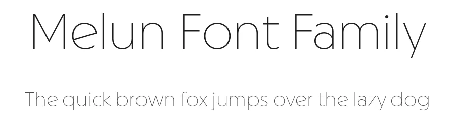 Melun Font Family by Lift Type — Sans Serif Font