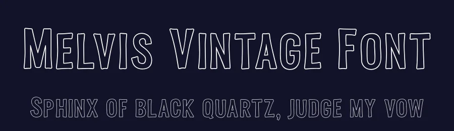 Melvis Vintage Font by craftsupplyco — Display Font — thumbnail 2