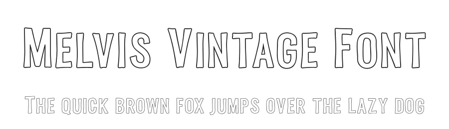 Melvis Vintage Font by craftsupplyco — Display Font