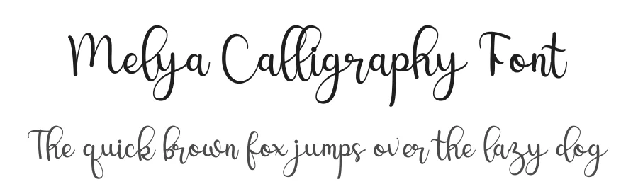 Melya Calligraphy Font by letterenastudios — Script Handwritten Font