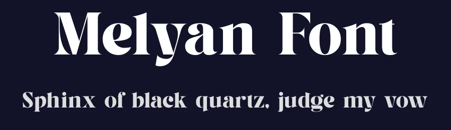 Melyan Font by TypeLogue — Serif Font — thumbnail 2