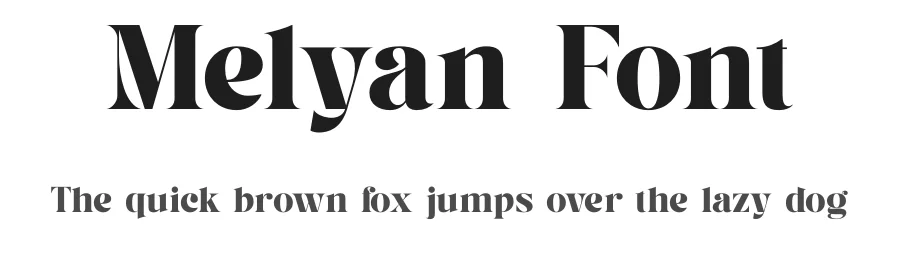Melyan Font by TypeLogue — Serif Font