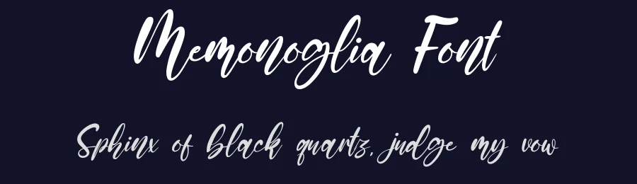 Memonoglia Font by qwrtype — Script Handwritten Font — thumbnail 2