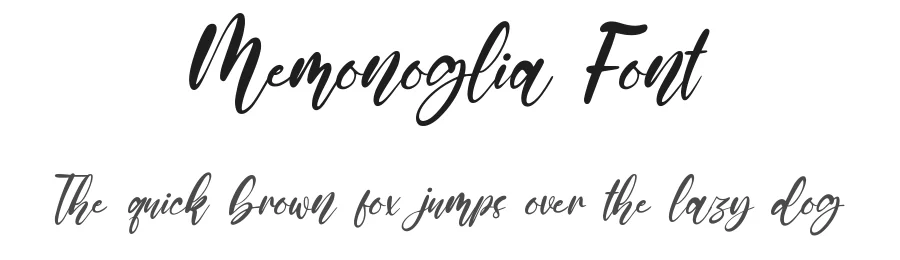 Memonoglia Font by qwrtype — Script Handwritten Font