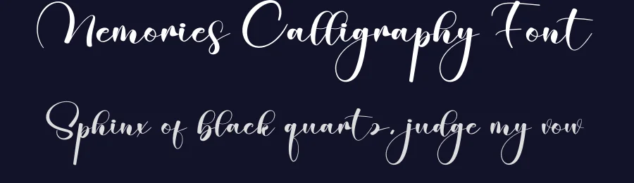 Memories Calligraphy Font by creativeletter — Script Handwritten Font — thumbnail 2