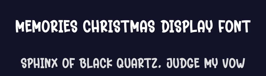 Memories Christmas Display Font by creativeletter — Display Font — thumbnail 2