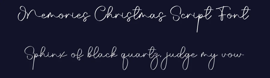 Memories Christmas Script Font by creativeletter — Script Handwritten Font — thumbnail 2