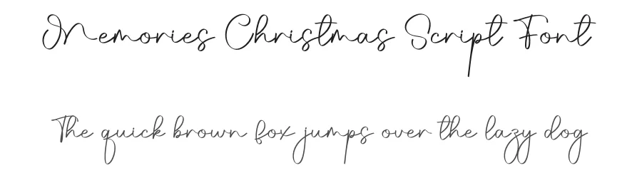 Memories Christmas Script Font by creativeletter — Script Handwritten Font