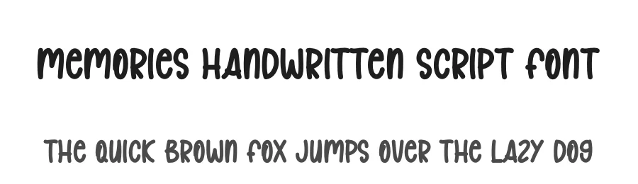 Memories Handwritten Script Font by freshtypeink — Script Handwritten Font