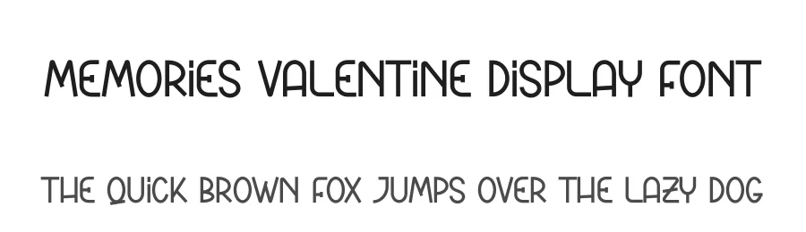 Memories Valentine Display Font by andikastudio — Display Font