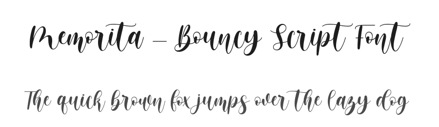 Memorita – Bouncy Script Font by Almarkha Type — Decorative Font