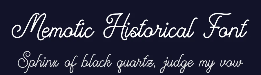 Memotic Historical Font by Denustudios — Script Handwritten Font — thumbnail 2