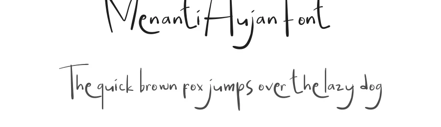 Menanti Hujan Font by nihstudio — Display Font