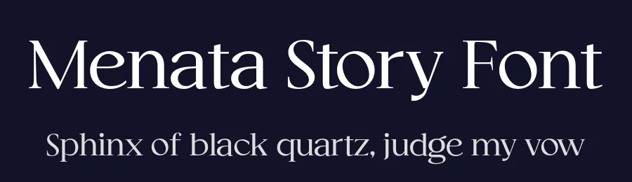Menata Story Font by YUKITA CREATIVE — Serif Font — thumbnail 2