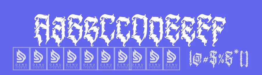 Menda Hixeon Typeface by Denustudios — Blackletter Font — thumbnail 3