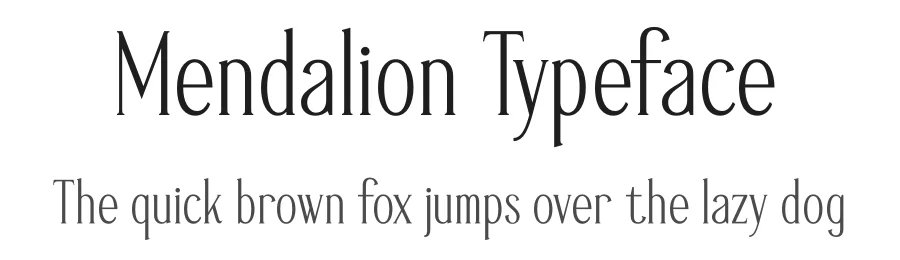 Mendalion Typeface by Storytype — Serif Font