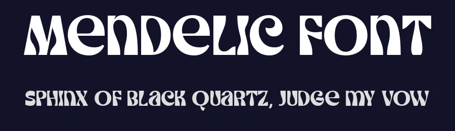 Mendelic Font by Dantype — Display Font — thumbnail 2