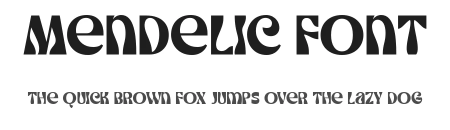 Mendelic Font by Dantype — Display Font