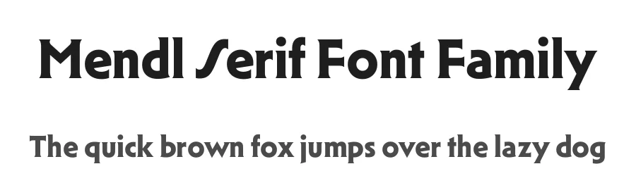 Mendl Serif Font Family by daltonmaag β Serif Font