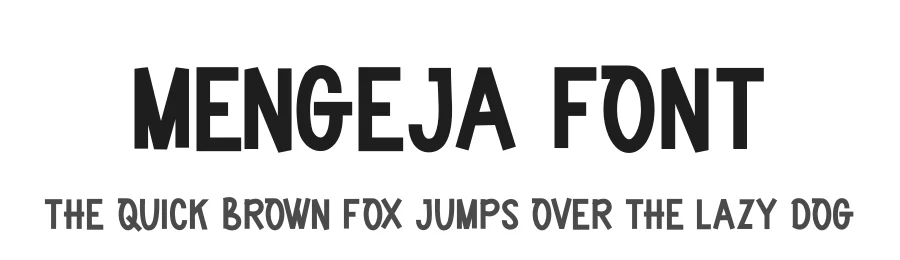 Mengeja Font by futuristypestudio — Display Font