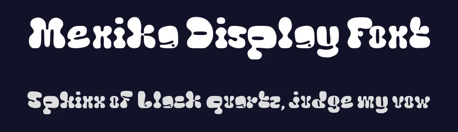 Menika Display Font by jetsmax — Display Font — thumbnail 2