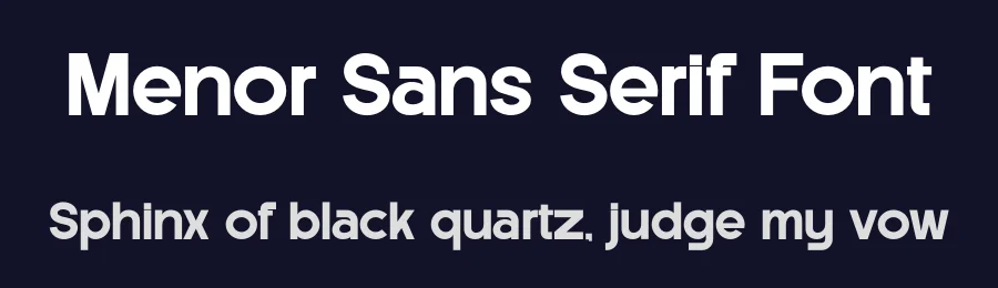 Menor Sans Serif Font by ErmediaStudio — Decorative Font — thumbnail 2