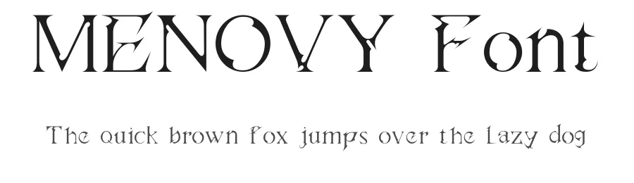 MENOVY Font by Danil Reyman — Display Font