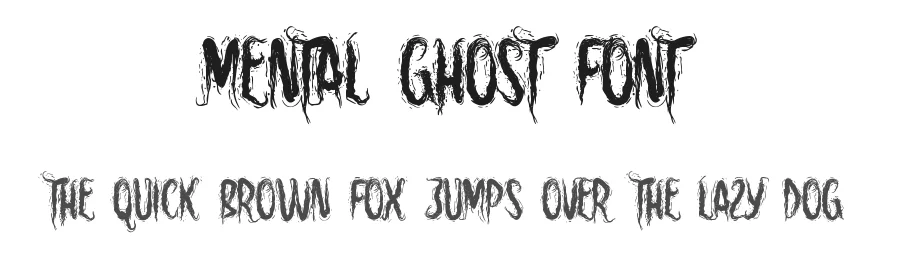 Mental Ghost Font by noahtype — Decorative Font