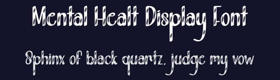 Mental Healt Display Font by andikastudio — Script Handwritten Font — thumbnail 2