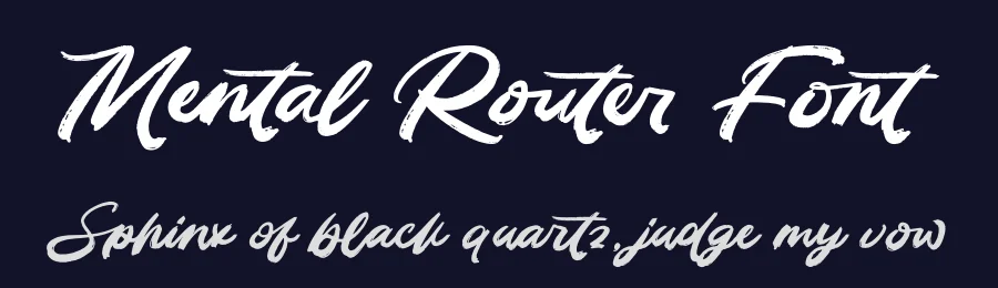 Mental Router Font by letterenastudios — Script Handwritten Font — thumbnail 2