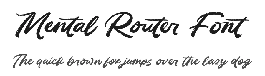 Mental Router Font by letterenastudios — Script Handwritten Font