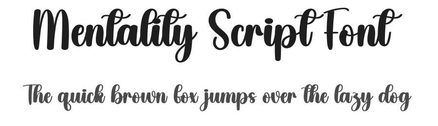 Mentality Script Font by creativeletter — Script Handwritten Font