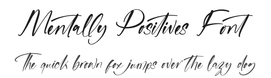 Mentally Positives Font by stylishtype.co — Script Handwritten Font