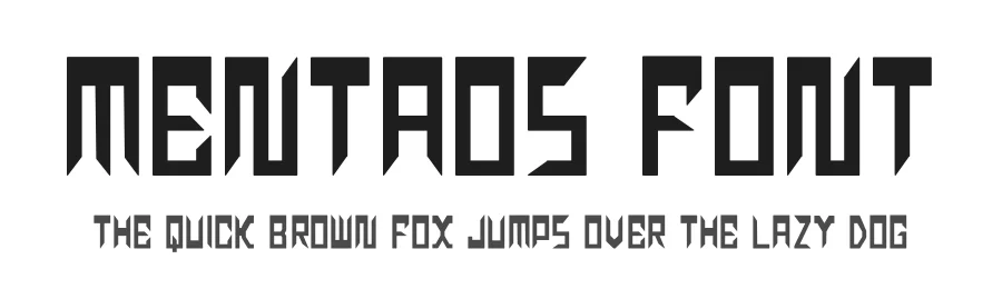 Mentaos Font by hayoyuka8 — Display Font