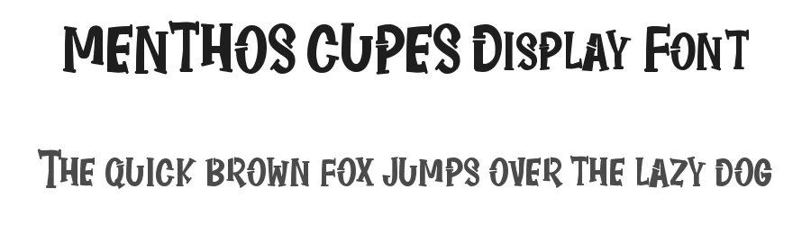 MENTHOS CUPES Display Font by inermediaSTUDIO — Display Font