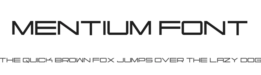 Mentium Font by hayoyuka8 β Display Font