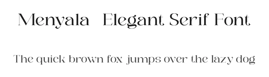 Menyala – Elegant Serif Font by Pikgura Type — Serif Font