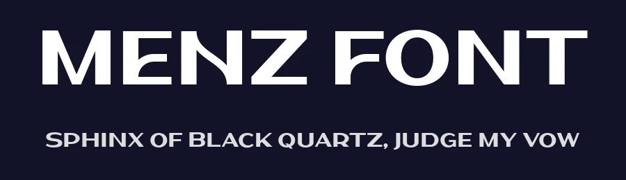 Menz Font by fontcade — Decorative Font — thumbnail 2