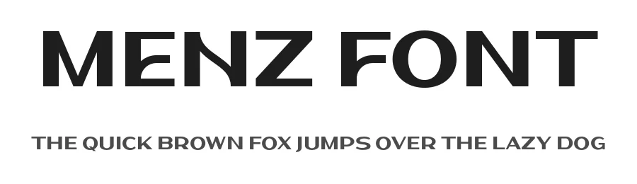 Menz Font by fontcade — Decorative Font