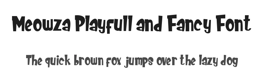 Meowza Playfull and Fancy Font by figuree — Display Font