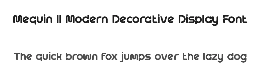 Mequin || Modern Decorative Display Font by ErmediaStudio — Decorative Font